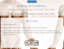 Tablet Screenshot of massageworx.com